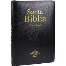 32663-SANTA BIBLIA REINA VALERA NEGRA CON CIERRE