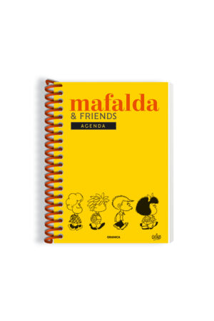 40212-AGENDA PERPETUA ANILLADA : MAFALDA & FRIENS AMARILLA