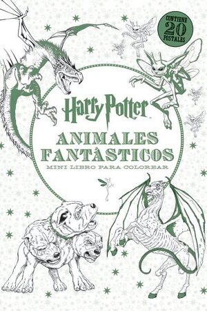 53785-HARRY POTTER : ANIMALES FANTASTICOS. MINI LIBRO PARA COLOREAR