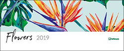 3264-2019 FLOWERS DESK CALENDAR