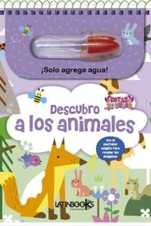 63000-DESCUBRO LOS ANIMALES GOTAS DE COLOR / WATER BOOKS