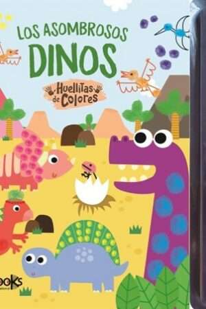 63005-LOS ASOMBROSOS DINOS HUELLITAS DE COLOR